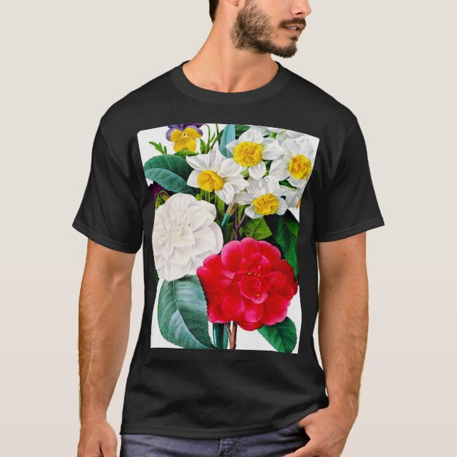 Vintage Flowers  T-Shirt (Front)