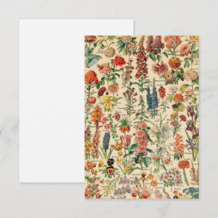 Vintage Flowers Thank You Card