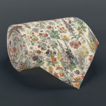 Vintage Flowers Tie<br><div class="desc">Adolphe Millot (1857–1921) vintage flower illustration for Nouveau Larousse illustré,  2014. Cute botanical neck tie for him!</div>