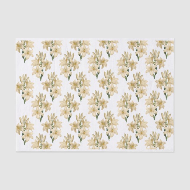 Vintage Flowers tissue paper 1 (Front)
