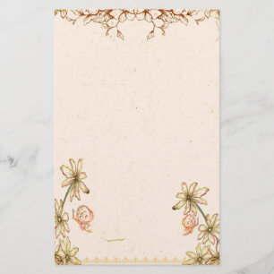 Vintage Flowers Wedding Stationery