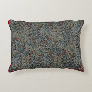 Vintage Flowers William Morris Golden Lily Decorative Cushion