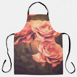 Vintage Flowersvintage, flower, rose, antique, bac Apron