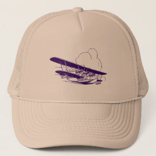 Vintage Flying Boat Trucker Hat