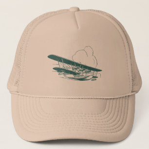 Vintage Flying Boat Trucker Hat