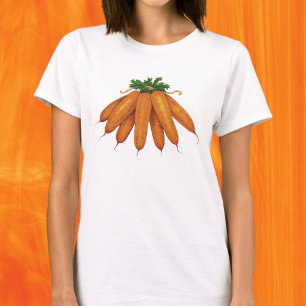 Vintage Food, Bunch of Organic Carrots Vegetables T-Shirt