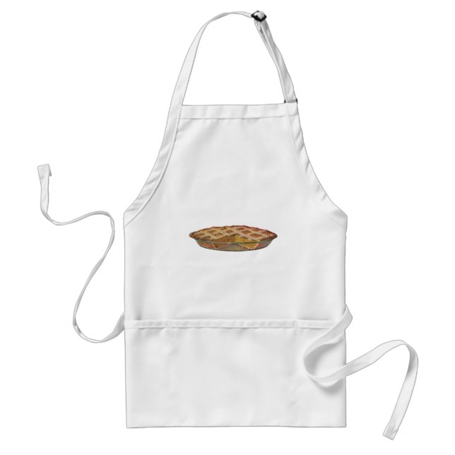 Vintage Foods, Dessert, Thanksgiving Pumpkin Pie Standard Apron (Front)