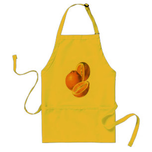 Vintage Foods, Fruit Organic Fresh Healthy Oranges Standard Apron