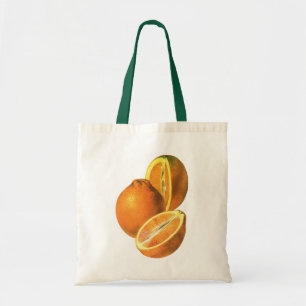 Vintage Foods, Fruit Organic Fresh Healthy Oranges Tote Bag