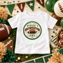 Vintage Football 1st Birthday Party Ticket Game