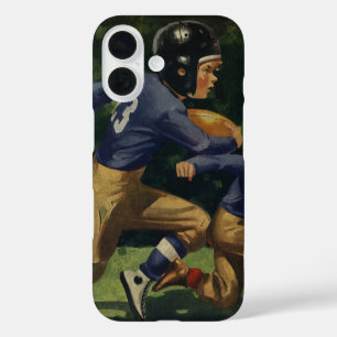 Vintage Football, Children, Boys Playing Sports  iPhone 16 Case