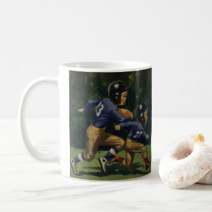 Vintage Football, Children, Boys Playing Sports  Coffee Mug