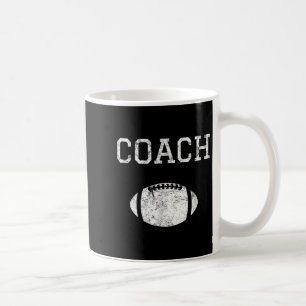 Vintage Football Coach Graphic Novelty Coffee Mug