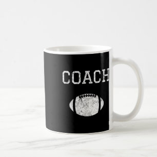 Vintage Football Coach Graphic Novelty Coffee Mug