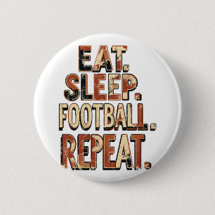 Vintage Football Fan Design Retro Soccer Graphic 6 Cm Round Badge