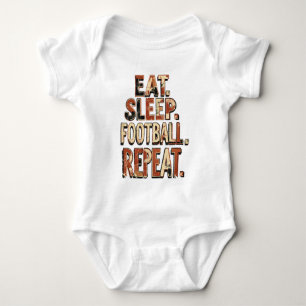 Vintage Football Fan Design Retro Soccer Graphic Baby Bodysuit