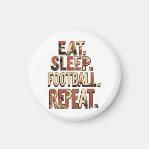 Vintage Football Fan Design Retro Soccer Graphic Magnet