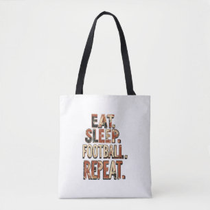 Vintage Football Fan Design Retro Soccer Graphic Tote Bag
