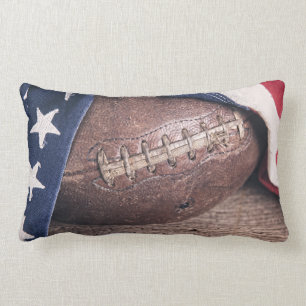 Vintage Football Lumbar Cushion
