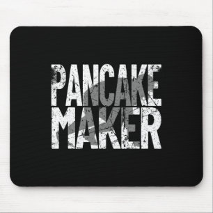 Vintage Football Player Meme Lineman Pancake Maker Mouse Pad