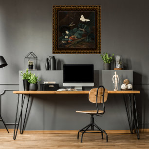 Vintage Forest Floor Still Life Poster