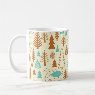 Vintage Forest: Timeless Natural Pattern. Coffee Mug
