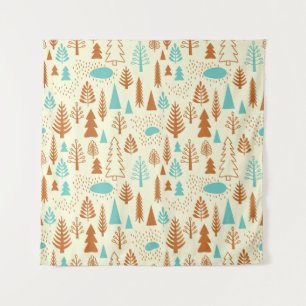 Vintage Forest: Timeless Natural Pattern. Tapestry