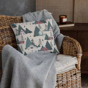 Vintage Forest Winter Cushion