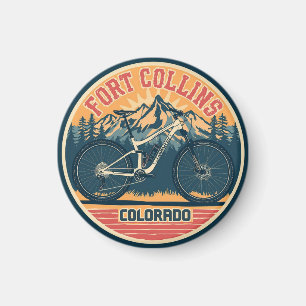 vintage fort colllins colorado mountain biking gif magnet