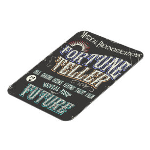 Vintage Fortune teller poster Magnet