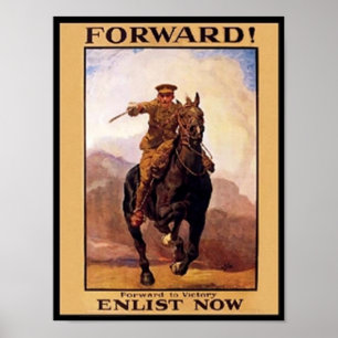 Vintage Forward, Enlist Now Poster