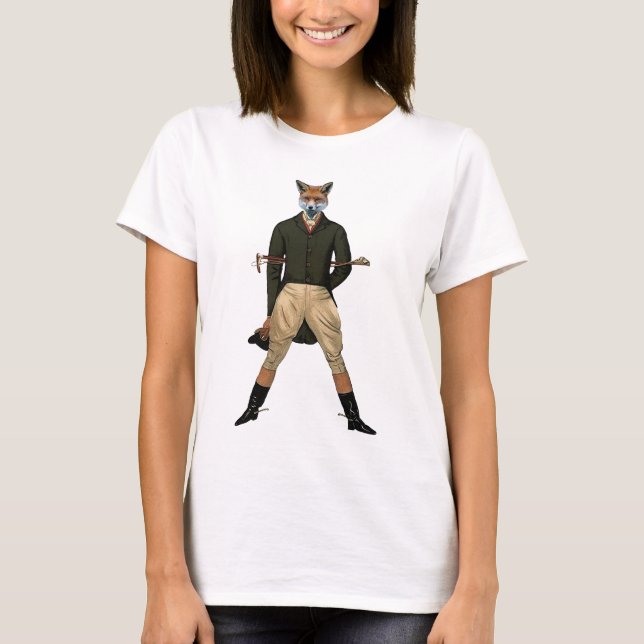 Vintage fox Hunting T-Shirt (Front)