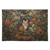 Vintage Fox in the Woods Kitchen Gift Placemat (Front)