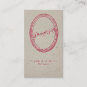 Vintage Frame Photography Business Card