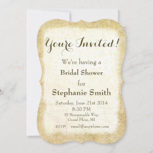 Vintage Framed Invitation