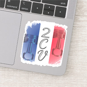 Vintage France 2cv flag
