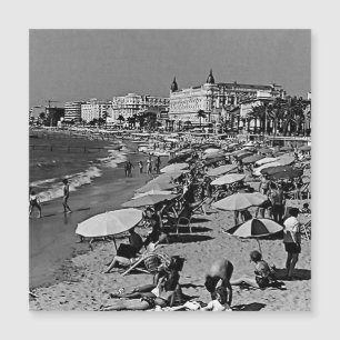 Vintage France Cannes the beach