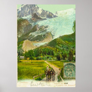 Vintage France, Chamonix 1907 Poster