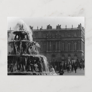 Vintage France palace Versailles Pyramid fountain Postcard