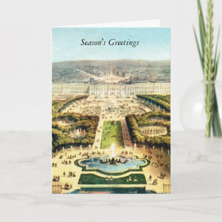 Vintage France, Palais de Versailles Holiday Card