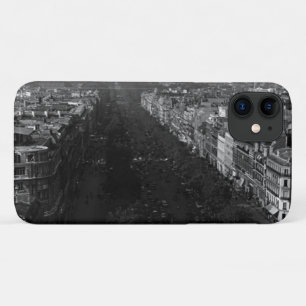 Vintage France Paris champs elysees avenue iPhone 11 Case