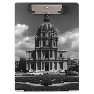 Vintage France Paris Church Saint Louis Invalides Clipboard