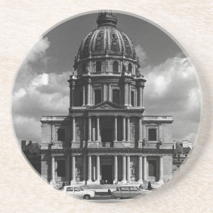Vintage France Paris Church Saint Louis Invalides Coaster