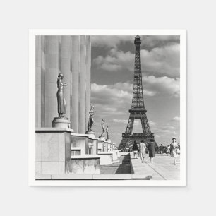 Vintage France Paris Eiffel tower Napkin