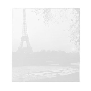 Vintage France Paris Eiffel tower sunset Notepad