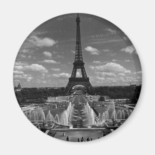 Vintage France Paris Fontains Tower Eiffel Magnet