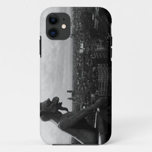 Vintage France Paris Notre Dame Cathedral devil iPhone 11 Case