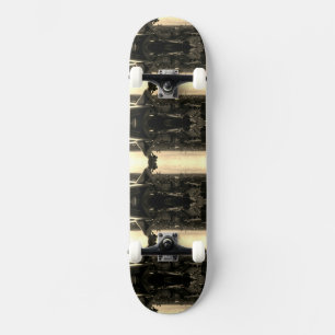 Vintage France Paris Notre Dame Cathedral devil Li Skateboard