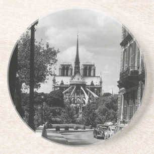 Vintage France Paris notre dame saint louis island Coaster