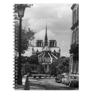 Vintage France Paris notre dame saint louis island Notebook